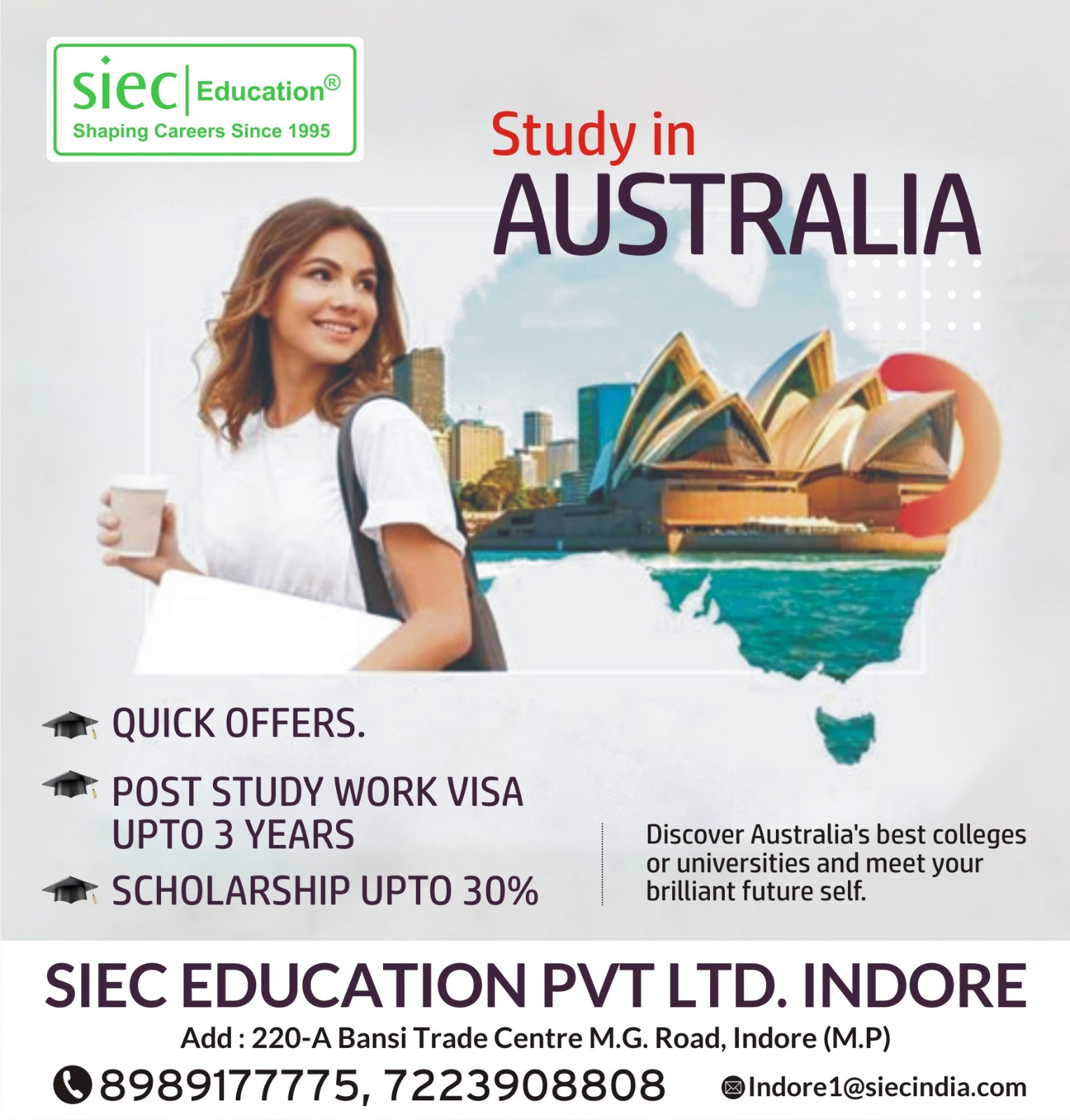 Australia Study Consultant In Indore